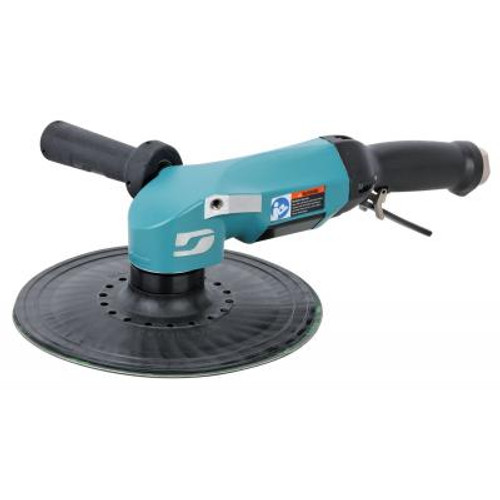 Dynabrade 53273 9" Right-Angle Disc Sander with Auto-Balancer | 2.8 HP | 6,500 RPM | 5/8-11" Spindle Thread | Non-Vacuum | Adjustable Exhaust