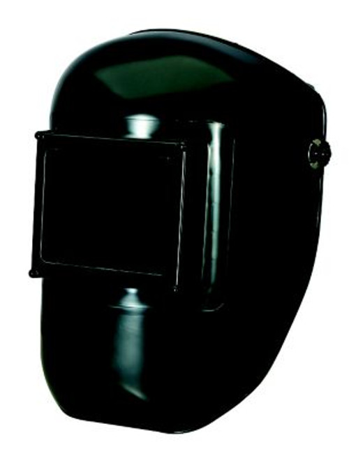 Honeywell Fiber-Metal 4906BK Tigerhood Classic Welding Helmet Shell | Thermoplastic | 2" x 4 1/4" Window Size | Black