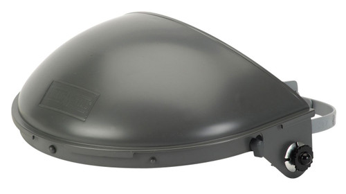 Honeywell Fibre-Metal F500BP High Performance Faceshield Headgear | Noryl | Ratchet Suspension | 7" Crown | Gray