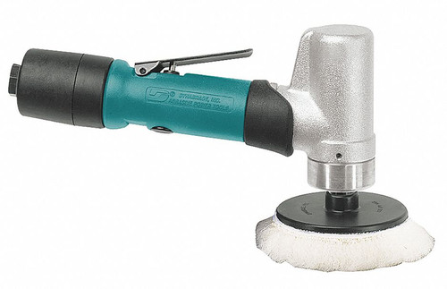 Dynabrade 51400 3" 7 Degree Offset Rotary Buffer | 0.4 HP | 3,200 RPM | 3/8"-24 Male Tool Thread | Rear Exhaust