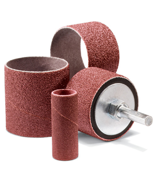 United Abrasives 42018 3/4" Abrasives Spiral Band | Cylindrical Shape | Aluminum Oxide 80 Grit | Box of 100 United Abrasives 42018 3/4" Abrasives Spiral Band | Cylindrical Shape | Aluminum Oxide 80 Grit | Box of 100
