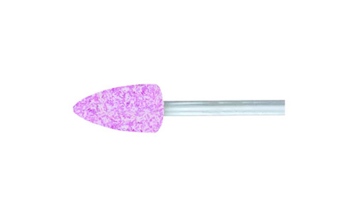 Pferd 31070 A12 Vitrified Mounted Point | 1/4" Shank | Aluminum Oxide 30 Grit | Steel | 11/16" Point Diameter | Box of 10 Pferd 31070 A12 Vitrified Mounted Point | 1/4" Shank | Aluminum Oxide 30 Grit | Steel | 11/16" Point Diameter | Box of 10