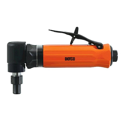 Dotco 10LF200-36 Right Angle Grinder | 10LF Series | 0.4 HP | 12,000 RPM | 1/4" Collet | Aluminum Housing | Front Exhaust