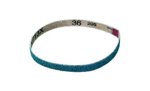 Pferd 49712 1/2" x 12" Coated File Belt | Zirconia 36 Grit | Box of 50 Pferd 49712 1/2" x 12" Coated File Belt | Zirconia 36 Grit | Box of 50