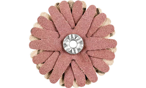 Pferd 44017 2" Polistar Tube Flap Wheel | 7,650 Max. RPM | 4mm Bore | Aluminum Oxide 180 Grit | Box of 10 Pferd 44017 2" Polistar Tube Flap Wheel | 7,650 Max. RPM | 4mm Bore | Aluminum Oxide 180 Grit | Box of 10