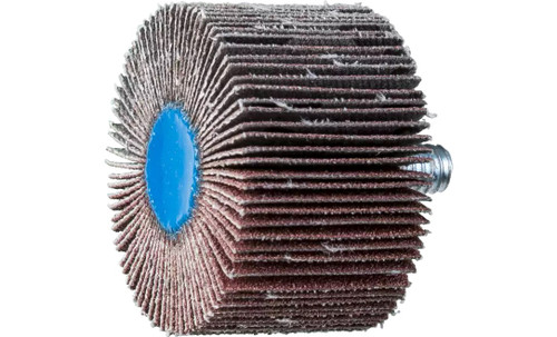 Pferd 45342 1-1/2" x 1" Quick Change Flap Wheel | 1/4-20" Thread | 23,000 Max. RPM | Aluminum Oxide 120 Grit | Box of 10 Pferd 45342 1-1/2" x 1" Quick Change Flap Wheel | 1/4-20" Thread | 23,000 Max. RPM | Aluminum Oxide 120 Grit | Box of 10