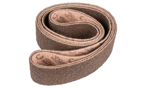 Pferd 43675 2-1/2" x 60" Polivlies Surface Conditioning Belt | Coarse Grade | Aluminum Oxide 100 Grit | Box of 10