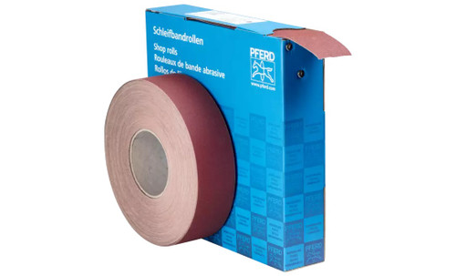 Pferd 47220 2" Abrasive Shop Roll Resin/Resin Heavy Duty | 50 Yard Roll | Aluminum Oxide 150 Grit | Box of 1