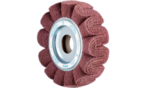 Pferd 43037 8" x 2" Non Woven Polinox Unmounted Flap Wheel | 3,000 Max. RPM | 1-3/4" Arbor Hole | Aluminum Oxide 180 Grit | PNG Type Pferd 43037 8" x 2" Non Woven Polinox Unmounted Flap Wheel | 3,000 Max. RPM | 1-3/4" Arbor Hole | Aluminum Oxide 180 Grit | PNG Type