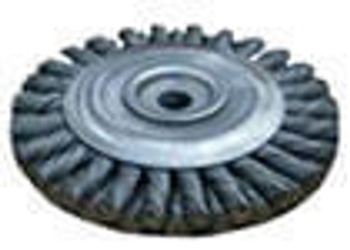 CS Unitec 340.163 Twisted Knot Power Brush | 6" Diameter | 5/8" Bore | For Deck Descaler CS Unitec 340.163 Twisted Knot Power Brush | 6" Diameter | 5/8" Bore | For Deck Descaler