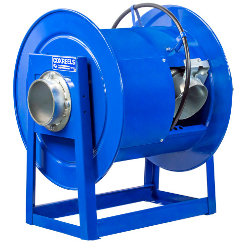 Coxreels 328-632 Exhaust Spring Driven Reel | 300 Series | 6" Hose Diameter | 32' Hose Length | Less Hose