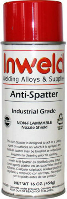 Inweld ANTISPAT Anti Spatter Spray | 16 oz. Capacity | Methylene Chloride | Sold by Box of 12