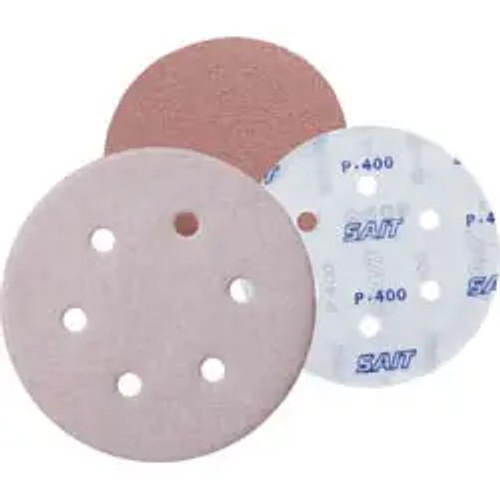 United Abrasive 37520 Heavy Duty Hook & Loop Paper Disc | 4S Premium Stearated Aluminum Oxide | 5" Diameter | 220 Grit | Sold by Box of 50 United Abrasive 37520 Heavy Duty Hook & Loop Paper Disc | 4S Premium Stearated Aluminum Oxide | 5" Diameter | 220 Grit | Sold by Box of 50