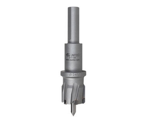 CS Unitec 2-1-126 Extra Heavy Duty Carbide-Tipped Hole Cutter | 2-Series | 13/16" Diameter | 5/8" Depth CS Unitec 2-1-126 Extra Heavy Duty Carbide-Tipped Hole Cutter | 2-Series | 13/16" Diameter | 5/8" Depth
