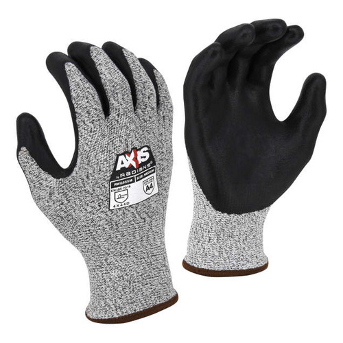 Radians RWG555XXL A4 Cut Protection Work Gloves | Foam Nitrile Palm | Gray | 2X-Large Size | Case of 10 Boxes of 12 Pairs in Each Box