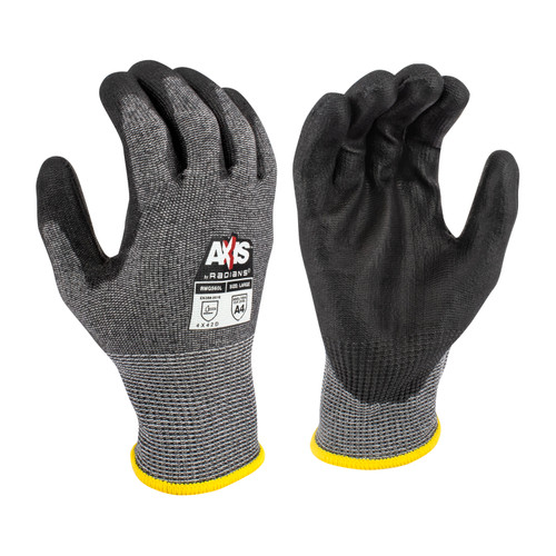 Radians RWG560XXL AXIS A4 Cut Protection Work Gloves | Black Polyurethane Palm | Gray | 2X-Large Size | Case of 10 Boxes of 12 Pairs in Each Box Radians RWG560XXL AXIS A4 Cut Protection Work Gloves | Black Polyurethane Palm | Gray | 2X-Large Size | Case of 10 Boxes of 12 Pairs in Each Box