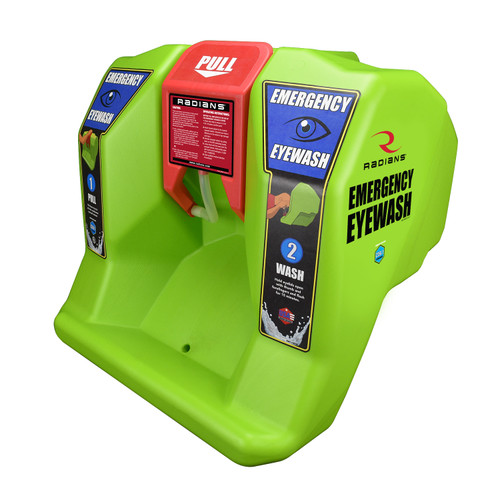 Vision Aid REW01116 Emergency Eyewash Tank | 16 Gallon | Green Vision Aid REW01116 Emergency Eyewash Tank | 16 Gallon | Green