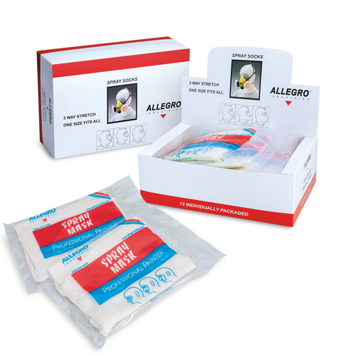 Allegro 1410-01 Spray Sock Dispenser Box | White | Sold by Box of 12 Allegro 1410-01 Spray Sock Dispenser Box | White | Sold by Box of 12