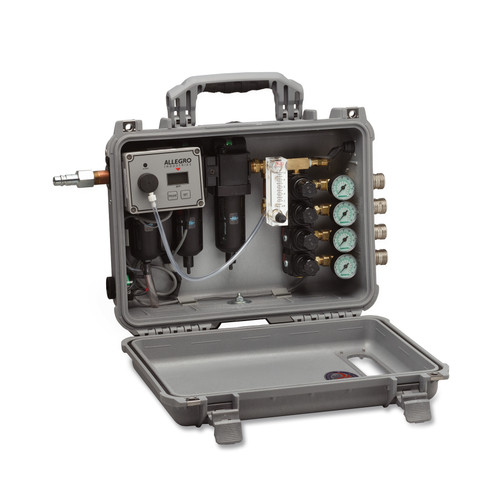 Allegro 9874-MR 4-Worker Breathing Multi-Regulator Filtration Panel | 60 CFM Max. Flow | 125 psig. Max. Inlet