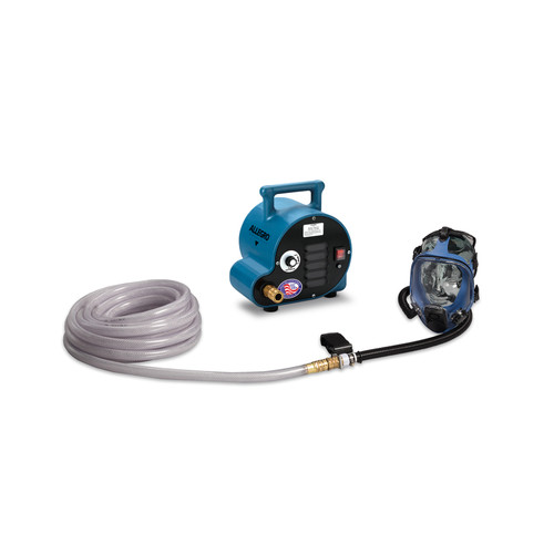 Allegro 9200-01A 1-Worker Full Mask Breathing Air Blower Respirator System with 50' Hose | Low Pressure | Anti-Fog Lens | Clear Allegro 9200-01A 1-Worker Full Mask Breathing Air Blower Respirator System with 50' Hose | Low Pressure | Anti-Fog Lens | Clear