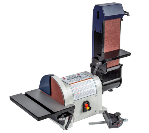 Palmgren 9681063 Combination Belt and Disc Finishing Machine | 4" x 36" Belt Size | 8" Disc Diameter Palmgren 9681063 Combination Belt and Disc Finishing Machine | 4" x 36" Belt Size | 8" Disc Diameter