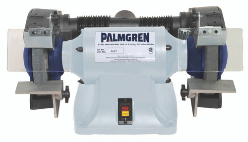 Palmgren 9682082 Bench Grinder With Dust Collection | 8" Wheel Diameter | 3450 Max RPM | 3/4 HP Palmgren 9682082 Bench Grinder With Dust Collection | 8" Wheel Diameter | 3450 Max RPM | 3/4 HP