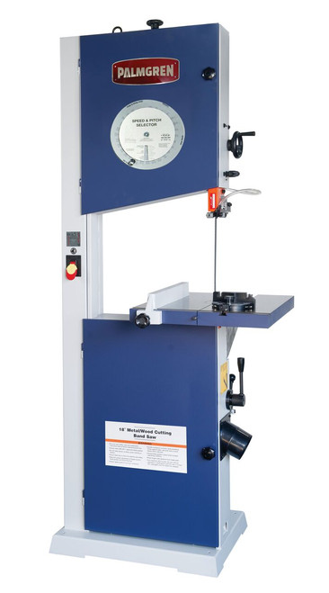 Palmgren 9683118 18" Vertical Wood and Metal Band Saw | 1.5 HP | 133" Blade Length Palmgren 9683118 18" Vertical Wood and Metal Band Saw | 1.5 HP | 133" Blade Length