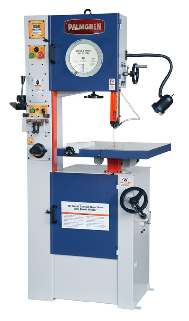 Palmgren 9683116 15" Variable Speed Tool Room Band Saw | 1.5 HP | 1725 RPM