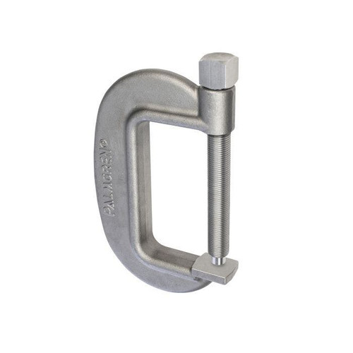 Palmgren 9629091 Bridge Clamp With Full Close and Short Spindle | 8" Max Open Capacity | 4-1/2" Throat Capacity