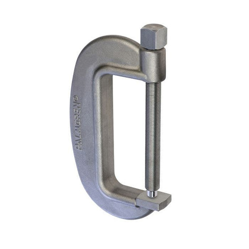 Palmgren 9629092 Bridge C-Clamp With Full Close and Short Spindle | 10" Max Open Capacity | 4-3/4" Throat Capacity