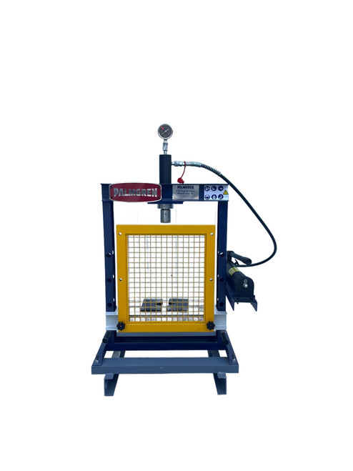 Palmgren 9661617 5 Ton H-Frame Manual Pump Hydraulic Press | 36" Frame | 15.7 x 26 Base Size