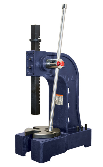 Palmgren 9661401 4 Ton Arbor Press | 8-3/4" Throat Capacity | 16-3/4" Swing | 9-7/8" Anvil Diameter
