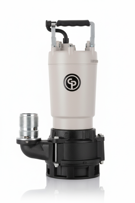 Chicago Pneumatic CPWE S08N 1ph Electric Sewage Pump | 9.5" Diameter | 2" Discharge | 48.6' Max Head Chicago Pneumatic CPWE S08N 1ph Electric Sewage Pump | 9.5" Diameter | 2" Discharge | 48.6' Max Head