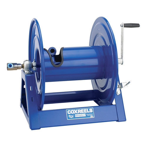 Coxreels HP1125-5-100 Hand Crank Hose Reel | HP1125 Series | 3/4" Hose Diameter | 100' Hose Length | 4500 Max PSI | Less Hose