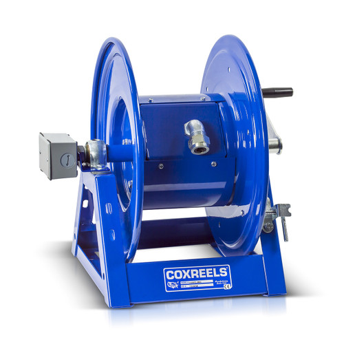 Coxreels 1125PCL-8312-EF Electric 24V DC 1/3HP Motor Rewind Cord Reel | 1125PCL Series | 250' (12/3) Capacity | 30 Amps | 600 Volts | Less Cord