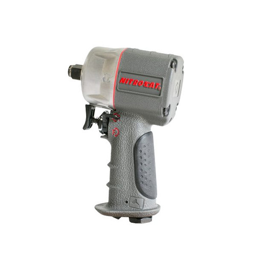 Aircat Pneumatic Tools 1076-XL Nitrocat Composite Compact Impact Wrench | 550 (ft-lbs) Max Torque | 9000 RPM | 3/8" Square Drive