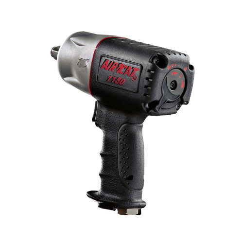 Aircat Pneumatic Tools 1150 Composite Impact Wrench | 900 (ft-lbs) Max Torque | 9000 RPM | 1/2" Square Drive
