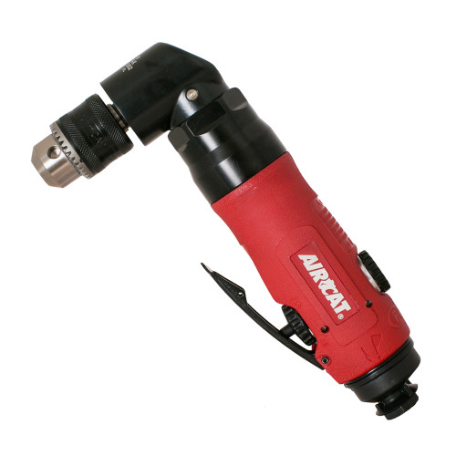 Aircat Pneumatic Tools 4337 Angle Drill | 0.75 HP | 1600 RPM | 3/8" Chuck Size | 3/8" x 24 Spindle Tread