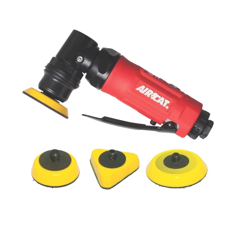 Aircat Pneumatic Tools 6320 Spot Sander/Polisher | 1-1/4", 2, Triangle Pad Size | 13000 RPM | 1/8" Orbit | Rear Exhaust
