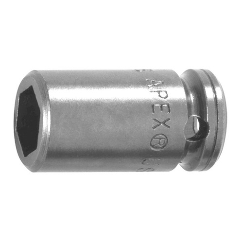 Apex M1P10 5/16" Hex Opening Socket | 1/4" Square Drive | Magnetic | For Sheet Metal Screws