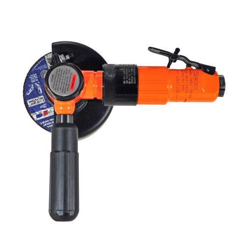 Cleco 216GLF-115A-D3T45 Heavy Duty Head Right Angle Grinder | 4-1/2" Wheel Dia. | 0.6 HP | 11,500 RPM | Aluminum Housing | Front Exhaust Cleco 216GLF-115A-D3T45 Heavy Duty Head Right Angle Grinder | 4-1/2" Wheel Dia. | 0.6 HP | 11,500 RPM | Aluminum Housing | Front Exhaust