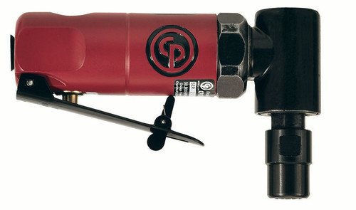 Chicago Pneumatic CP875 Angle Die Grinder | 0.3 HP | 22,500 RPM | Rear Exhaust | 1/4" Collet Capacity