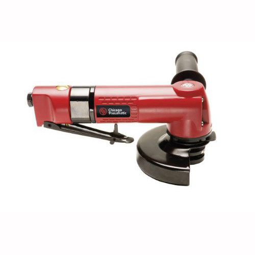 Chicago Pneumatic CP9121BR Angle Wheel Grinder | 0.8 HP | 12,000 RPM | 5" Max Wheel Capacity | Aluminum Housing Chicago Pneumatic CP9121BR Angle Wheel Grinder | 0.8 HP | 12,000 RPM | 5" Max Wheel Capacity | Aluminum Housing