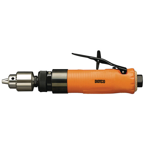 Dotco 15LF084-38 Inline Drill | 15LF Series | 0.4 HP | 1/4" Chuck | 2,400 RPM | 1/4" Drill Diameter Capacity | Composite Housing | Rear Exhaust