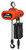 CM Lodestar 3565S1 Single Speed Electric Chain Hoist | 2 HP | 16 FPM | 10' Standard Lift | 2 Ton Rated Capacity