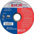 United Abrasives .095" Type 27 Ultimate Combo Cut-Off Wheel with Hub | 22426 | 6" Diameter