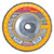 United Abrasives 5" Type 27 Ovation Plus Flap Disc | 72210 | 80 Grit