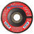 United Abrasives SAIT 78051 Ovation High Density Flap Disc | 7" Diameter | 7/8" Arbor Hole | Zirconium 120 Grit | Type 27 | Sold by Pack of 10