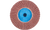 Pferd 42809 Mini Polifan Flap Disc | Arbor Hole | 3" Diameter | Aluminum Oxide 60 Grit | Type CD | Sold by Box of 10
