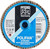 Pferd 42811 Mini Polifan Flap Disc | Arbor Hole | 3" Diameter | Aluminum Oxide 120 Grit | Type CD | Sold by Box of 10